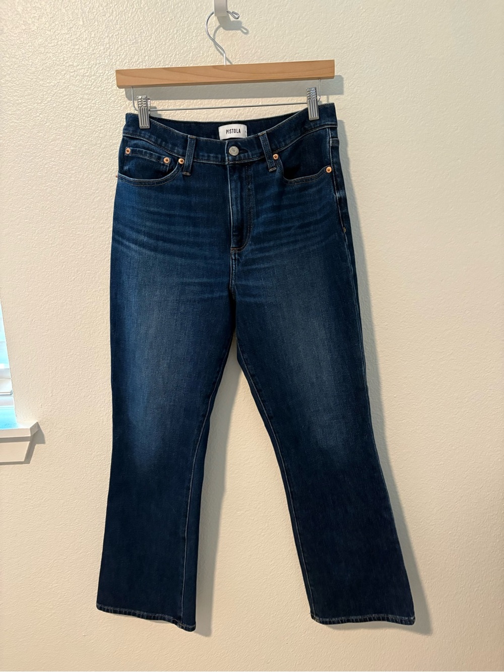 Pistola Lennon High Rise Crop Boot Jeans — 29